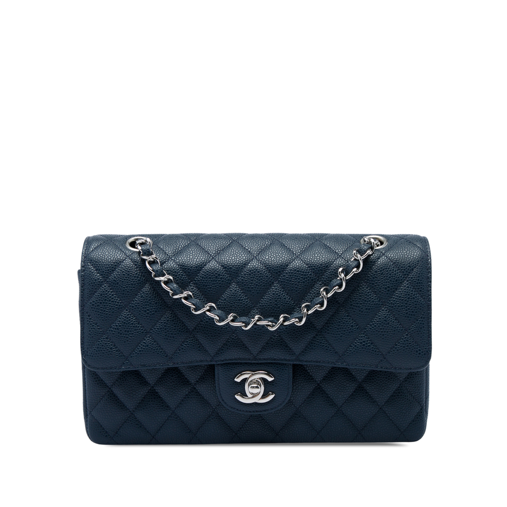 Pre-Loved Chanel Medium Classic Caviar Double Flap